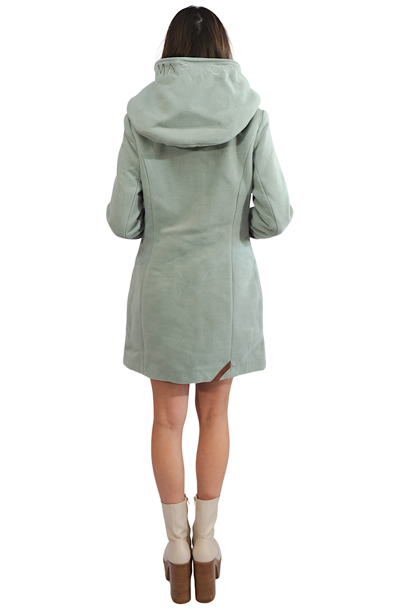 Marikoo Melton Jacket Smokey Mint | disco.dawn
